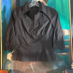 Mexx Chocolate Brown Blouse Size 02